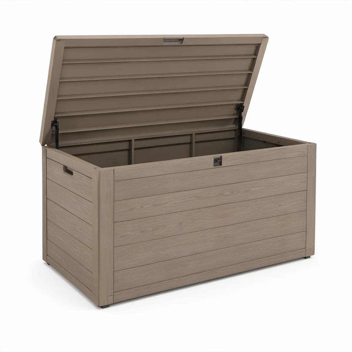 Zahradní úložný box z polypropylenu Taupe, 570 l, 151,7 × 72,5 × 70 cm